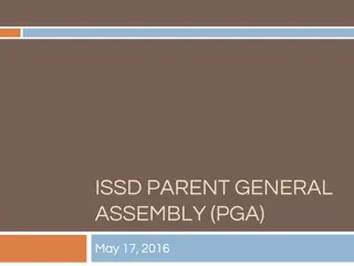 ISSD PARENT GENERAL Assembly (PGA)