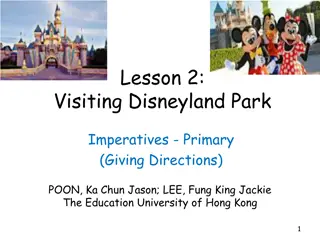 Visiting Disneyland Park: Giving Directions