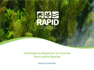 Contingency Response to Invasive  Non-native Species