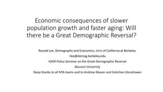 Economic Consequences of Slower Population Growth and Aging