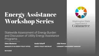 Statewide Energy Assistance Workshop Series