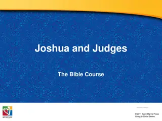 Joshua, Judges: A Biblical Journey