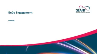 EnCo Engagement and Activities in Networking Services