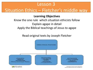 Situation Ethics -Fletcher's middle way