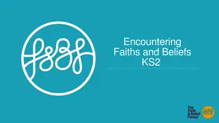 Encountering  Faiths and Beliefs  KS2