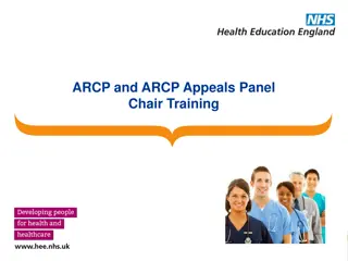 ARCP and ARCP Appeals Panel Chair Training