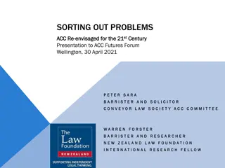 SORTING OUT PROBLEMS