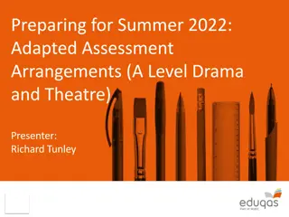 Preparing for Summer 2022: Adapted Assessment