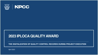 NPCC Revolutionizes Quality Records with Digitalization in 2023