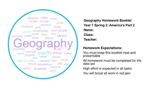 Geography Homework Booklet: Americas Part 2