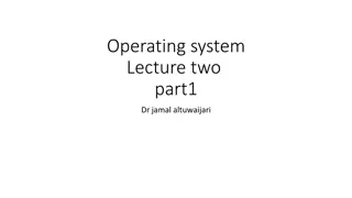Computer System Operation and I/O Structure