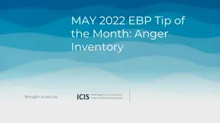 MAY 2022 EBP Tip of  the Month: Anger  Inventory