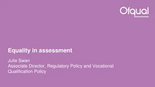 Equality in assessment