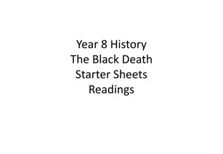 Year 8 History: The Black Death Overview