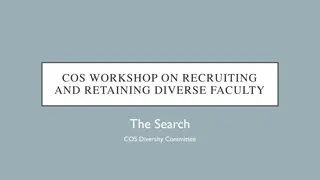 Workshop on Recruiting and Retaining Diverse Faculty