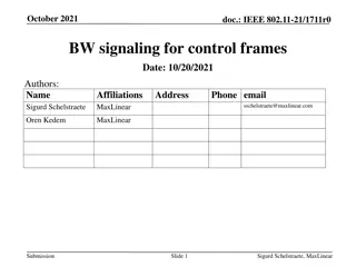 IEEE 802.11-21/1711r0 BW Signaling for Control Frames