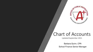 Montana State Chart of Accounts: Updated FY2022 Overview