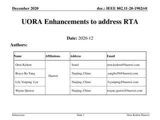 Enhancements for Real-Time Application Traffic in IEEE 802.11-20-1902