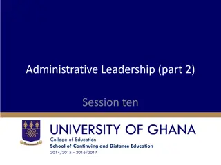 Leadership Styles in Governance Circles
