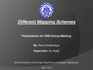 Mapping Schemes Presentation for DSN Group Meeting