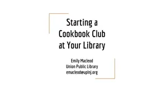 Starting a Cookbook Club at Your Library: Inspiration and Tips