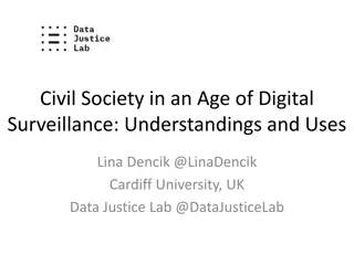 Civil Society in an Age of Digital Surveillance: Data Justice Lab Research