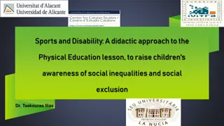 Promoting Awareness of Social Inequalities Through Physical Education