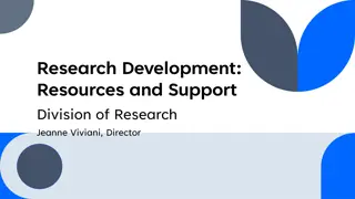 Research Development: Resources and Support