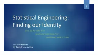 Statistical Engineering - Finding Our Identity