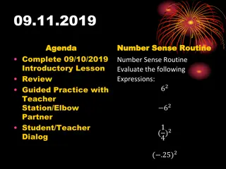 Number Sense Routine and Metric System Basics