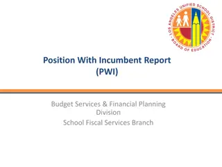 Position With Incumbent Report