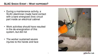 SLAC Electrician Incident Analysis