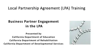 Business Partner Engagement in LPA Training