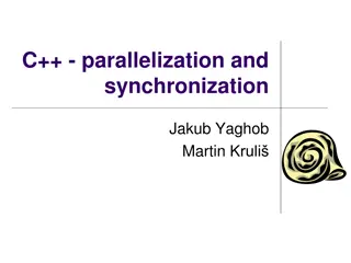 C++ Parallelization and Synchronization Concepts
