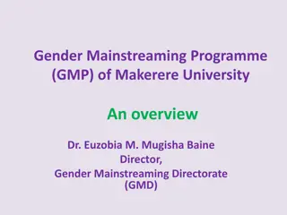 Gender Mainstreaming Programme at Makerere University - Overview
