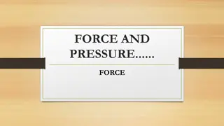Force and Pressure