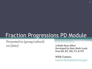 Fraction Progressions PD Module - Multi-State Effort