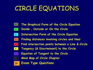 Circle Equations and Geometry Concepts