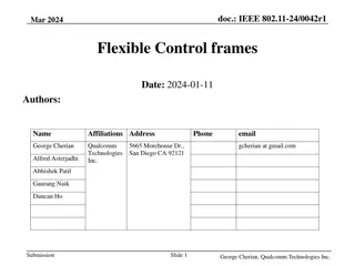 IEEE 802.11-24/0042r1 Flexible Control Frames
