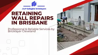 Retaining Wall Repairs in Brisbane