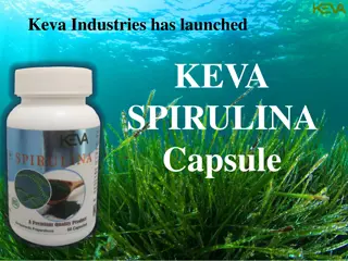 Benefits of KEVA SPIRULINA Capsule - A Powerful Superfood