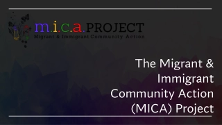 Empowering Immigrant Communities: The MICA Project Overview