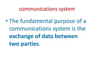Communications Systems
