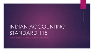 Indian Accounting Standard 115: Revenue from Contracts with Customers