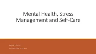 Recognizing Signs of Stress and Importance of Self-Care