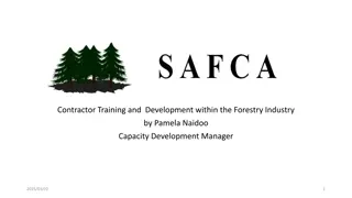 Contractor Training and Development in Forestry Industry