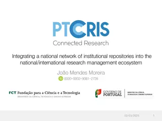Integrating National Institutional Repositories into Research Management Ecosystem