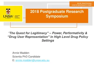 The Quest for Legitimacy: Drug User Representation in High-Level Policy Settings