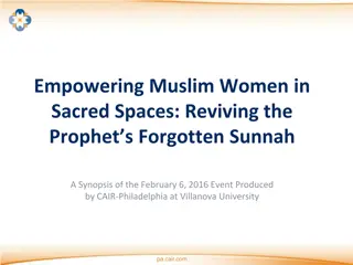 Empowering Muslim Women in Sacred Spaces: Reviving the Prophet's Forgotten Sunnah