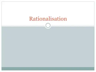 Rationalisation